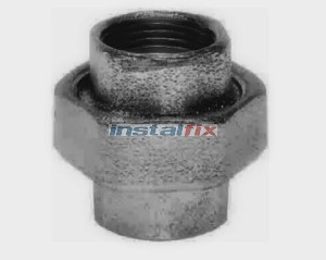 Śrubunek nakrętny płaski 1 1/4" (czarny) 