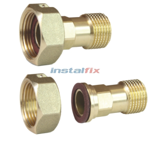 Łącznik wodomierza 1" (mosiądz)