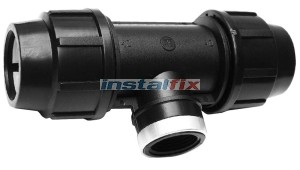 Trójnik 90° gwint wewnętrzny 40mm x 1 1/4"