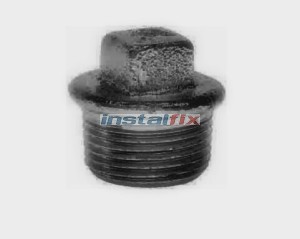 Korek z obrzeżem 1 1/2" (czarny)