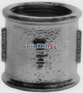 Mufa nakrętna 1/2" (czarna) 