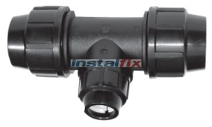 Trójnik 90° redukcyjny 40mm x 32mm