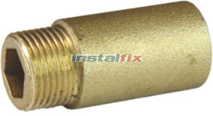 Przedłużka 1/2" L=60mm (mosiądz)