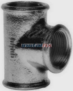 Trójnik nakrętny 1 1/2" (czarny)